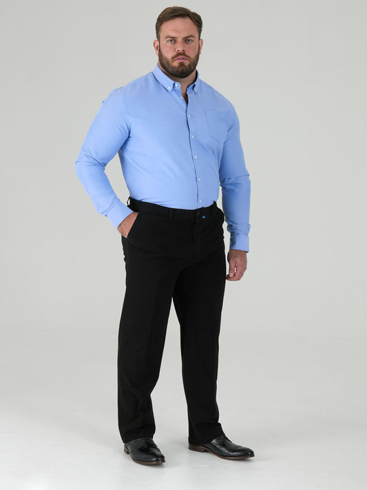 BRUNO -D555 Black Stretch Chino Pant with Xtenda Waist