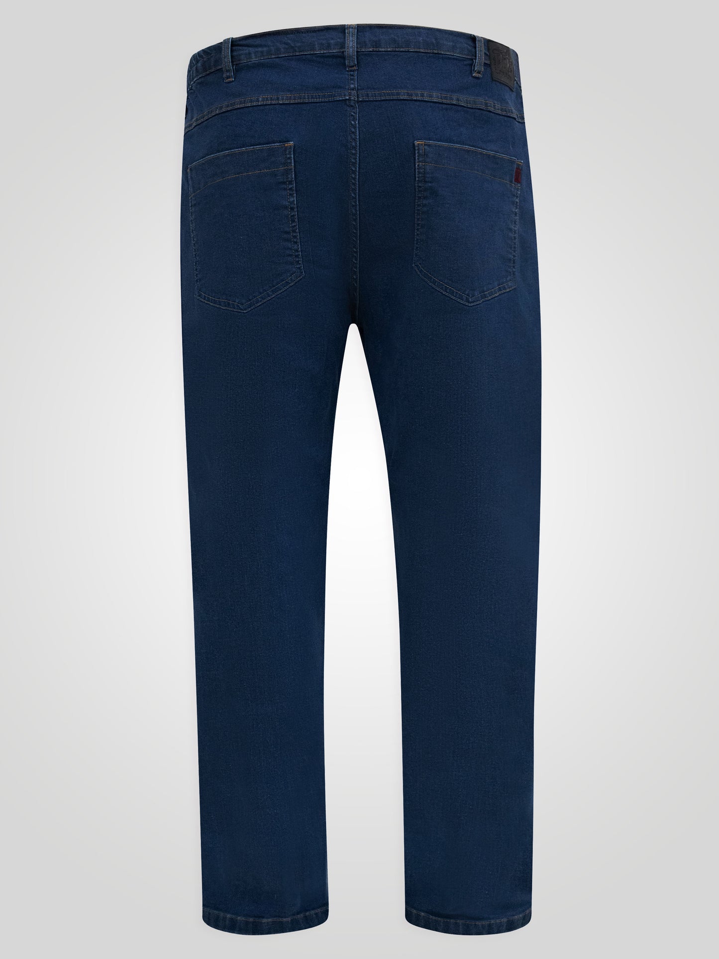 BAILEY -DUKE Blue Stonewash Relaxed Comfort Stretch Jeans with Elasticated Waist