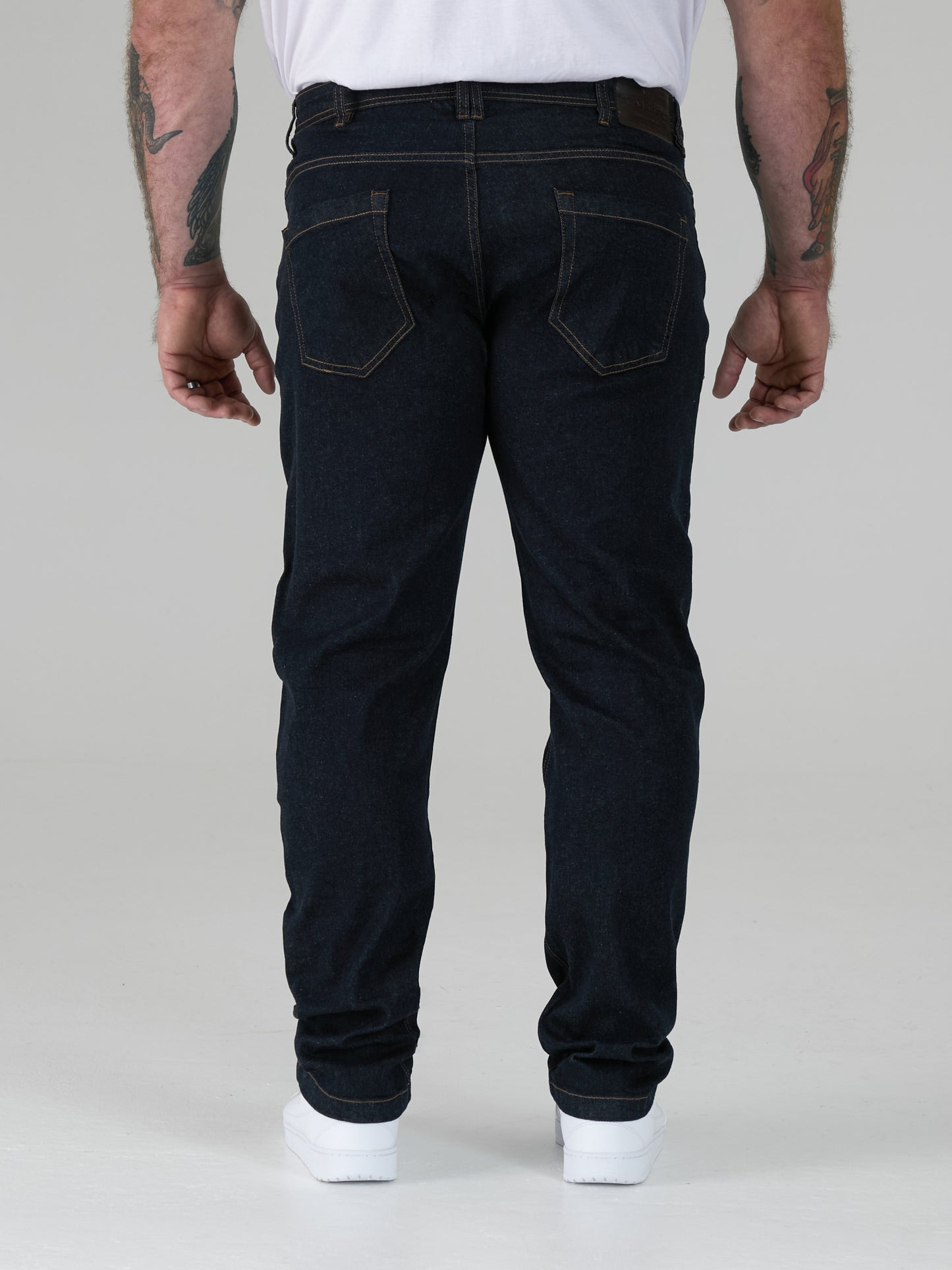 CEDRIC -D555 Indigo Blue Tapered Fit Stretch Jeans