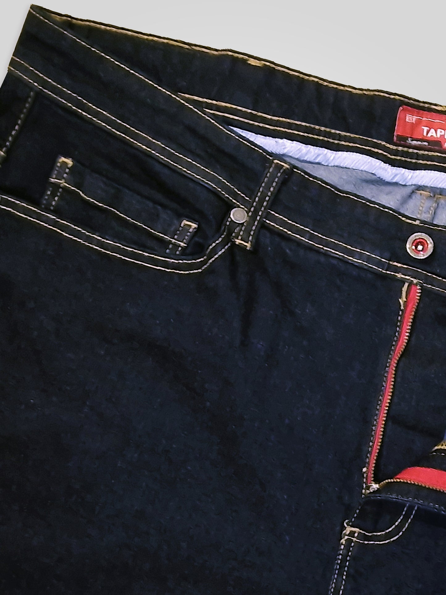 CEDRIC -D555 Indigo Blue Tapered Fit Stretch Jeans