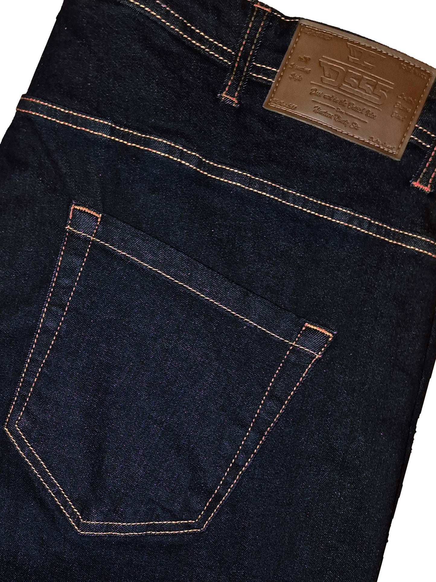CEDRIC -D555 Indigo Blue Tapered Fit Stretch Jeans