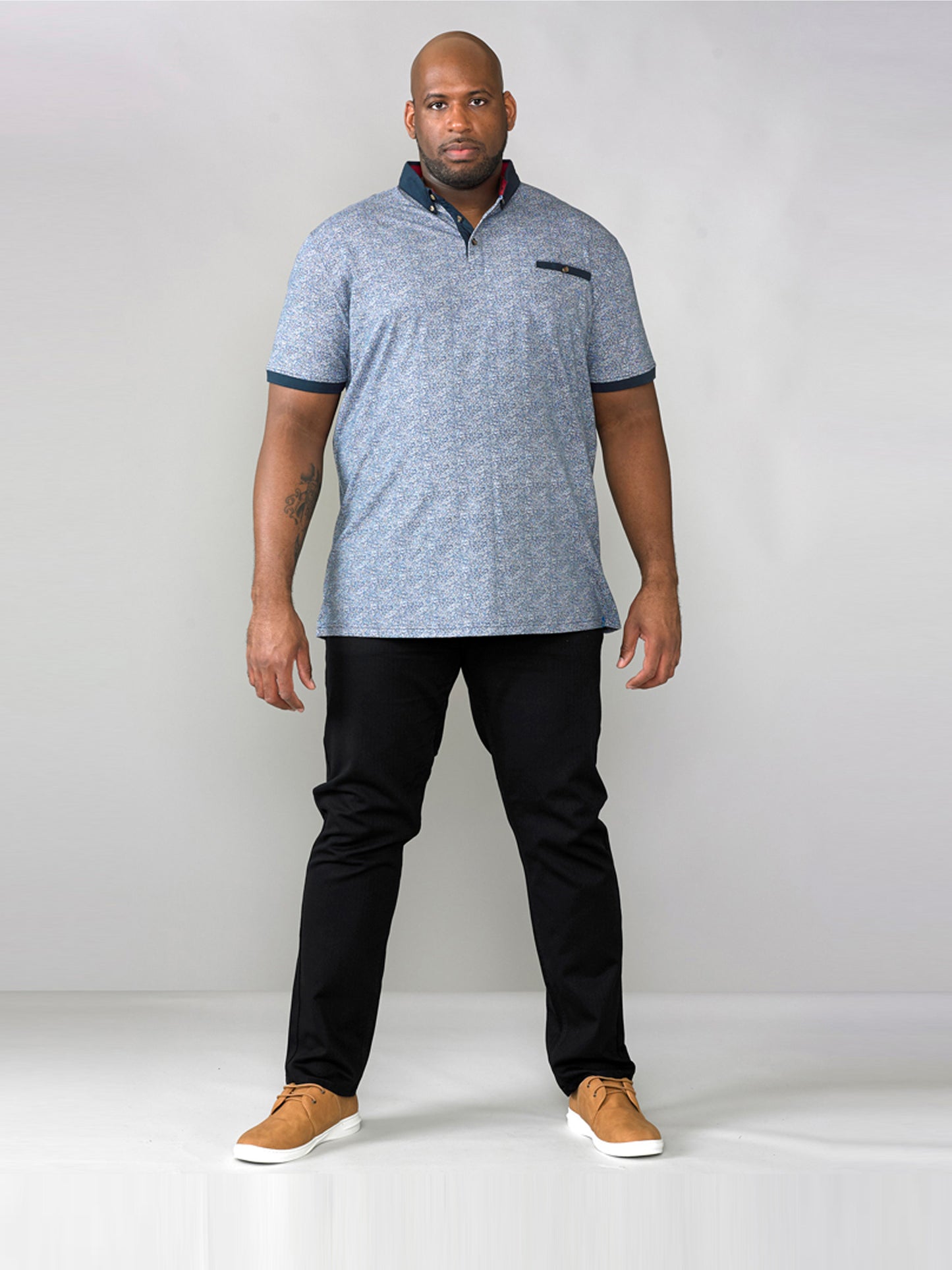 MARIO -DUKE Black Bedford Cord Jeans with Belt