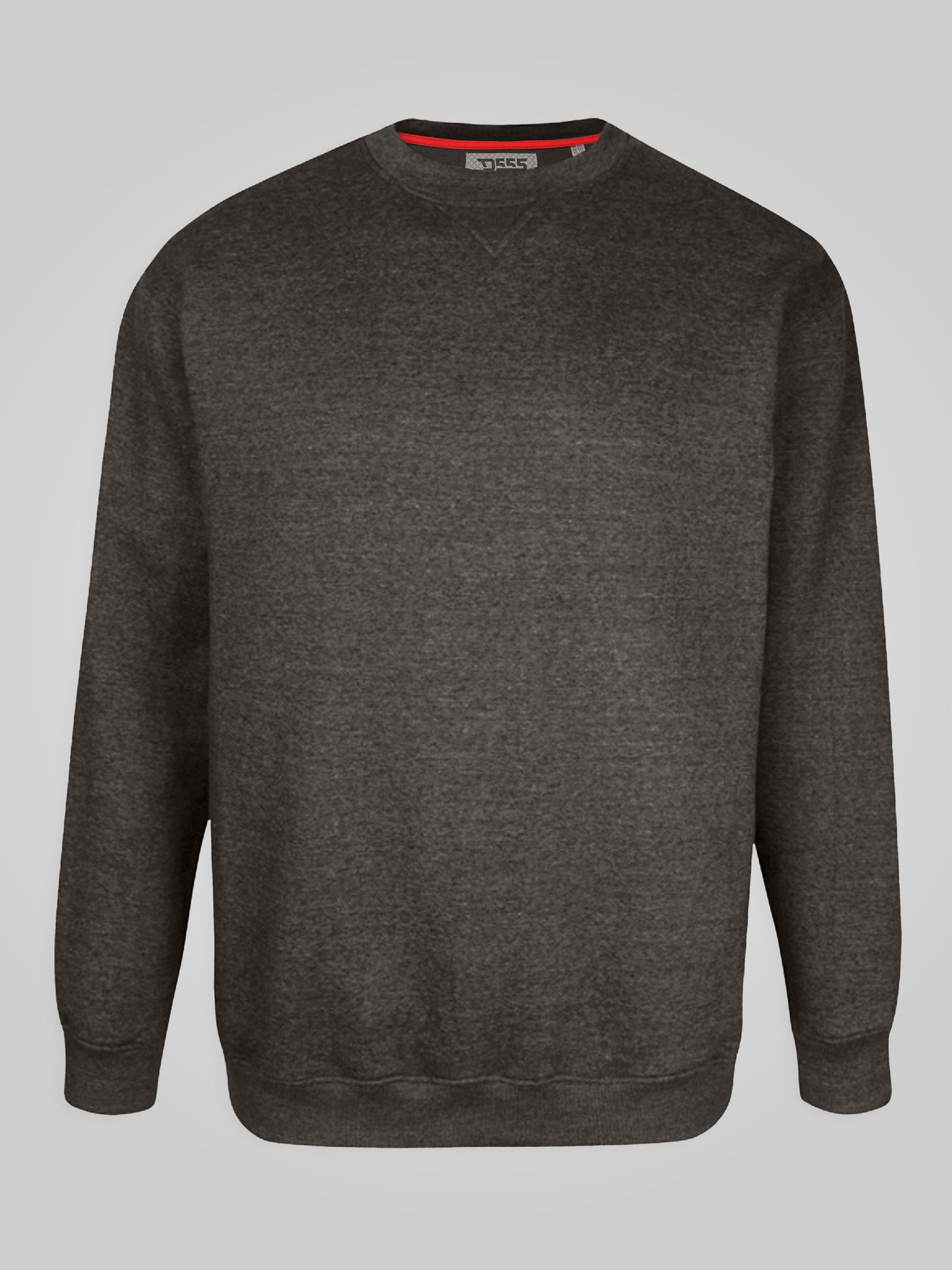 SWEAT -D555 Grey Classic Crew Neck Sweatshirt