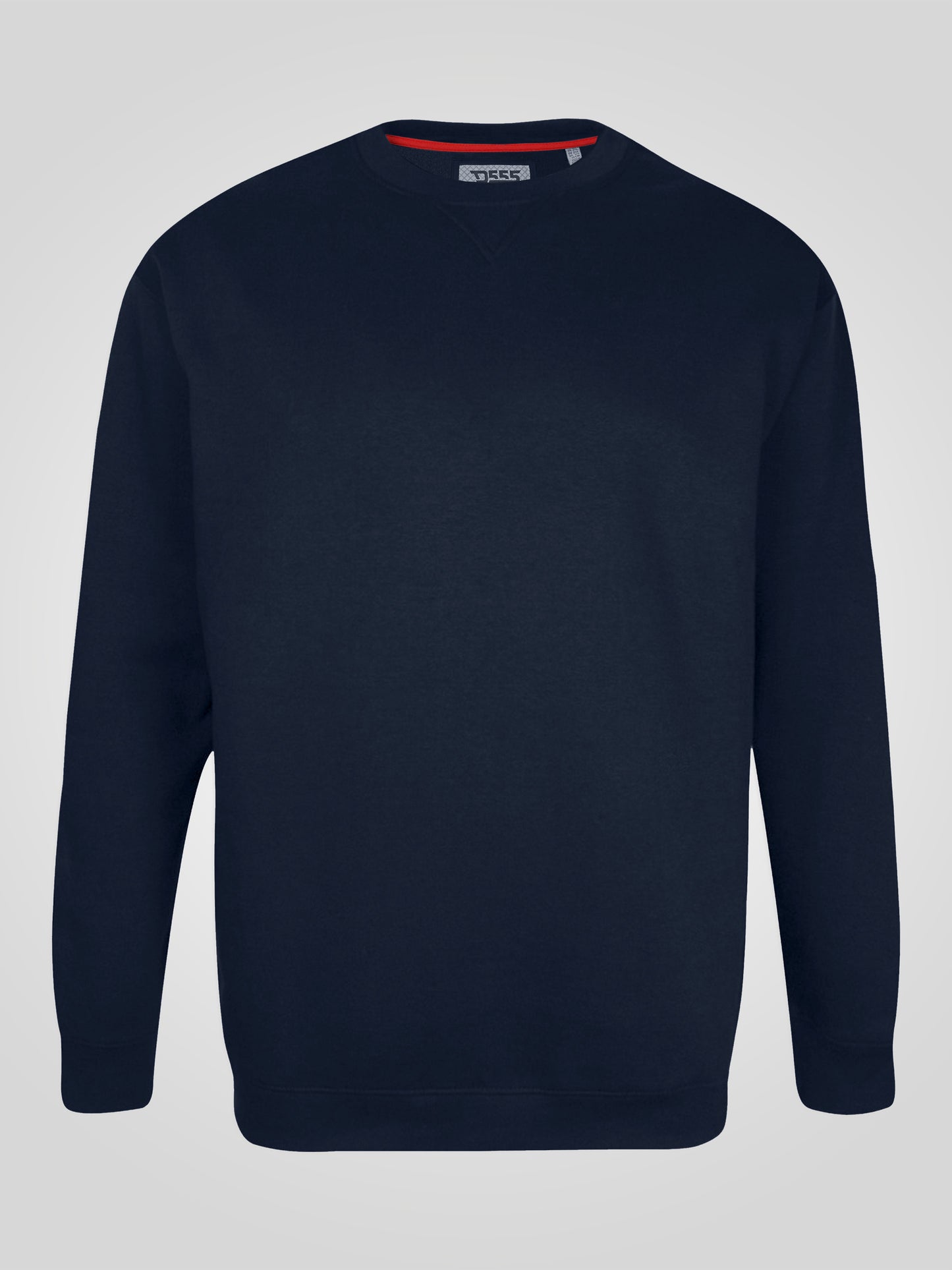 SWEAT -D555 Navy Blue Classic Crew Neck Sweatshirt