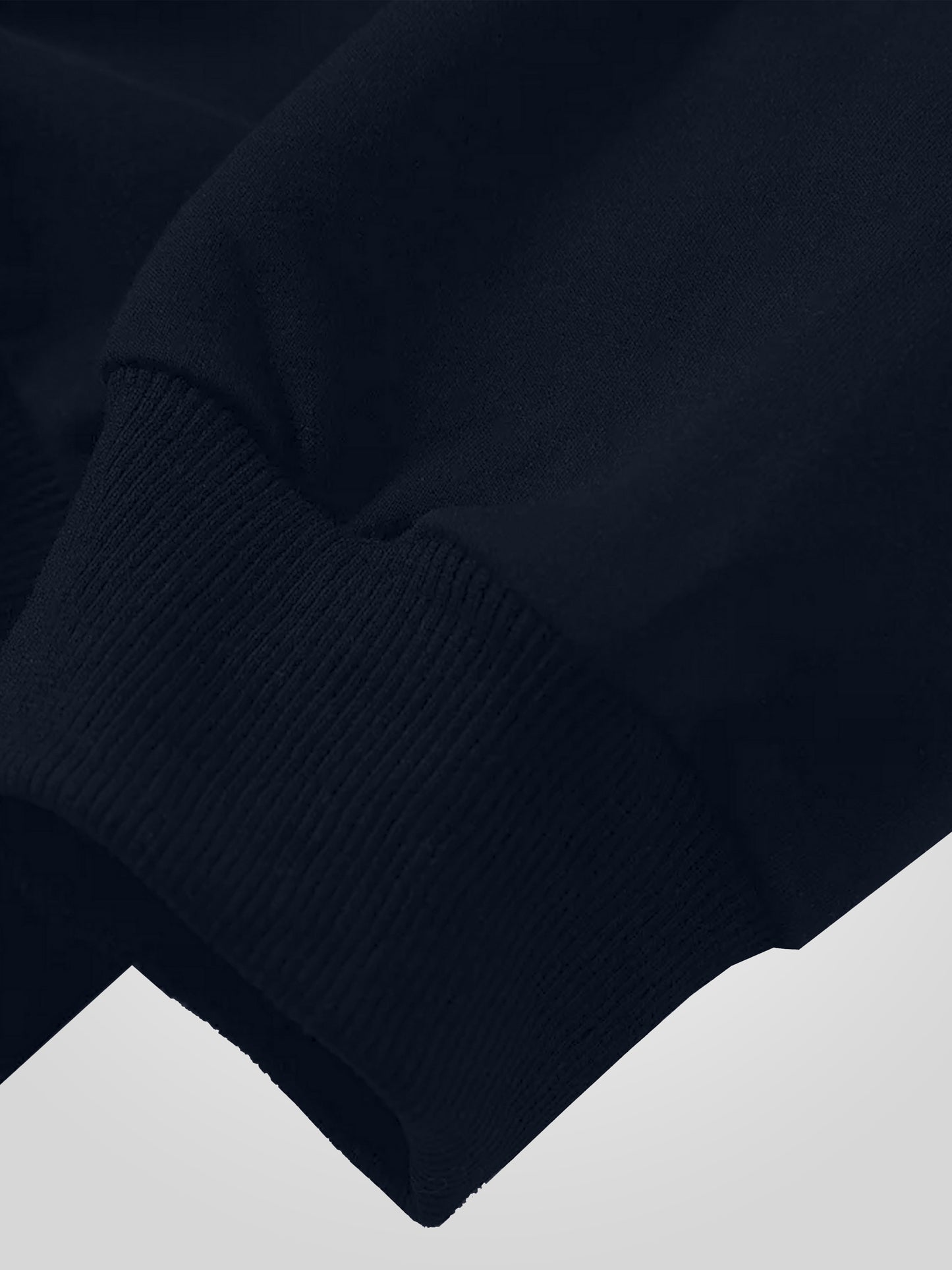 SWEAT -D555 Navy Blue Classic Crew Neck Sweatshirt