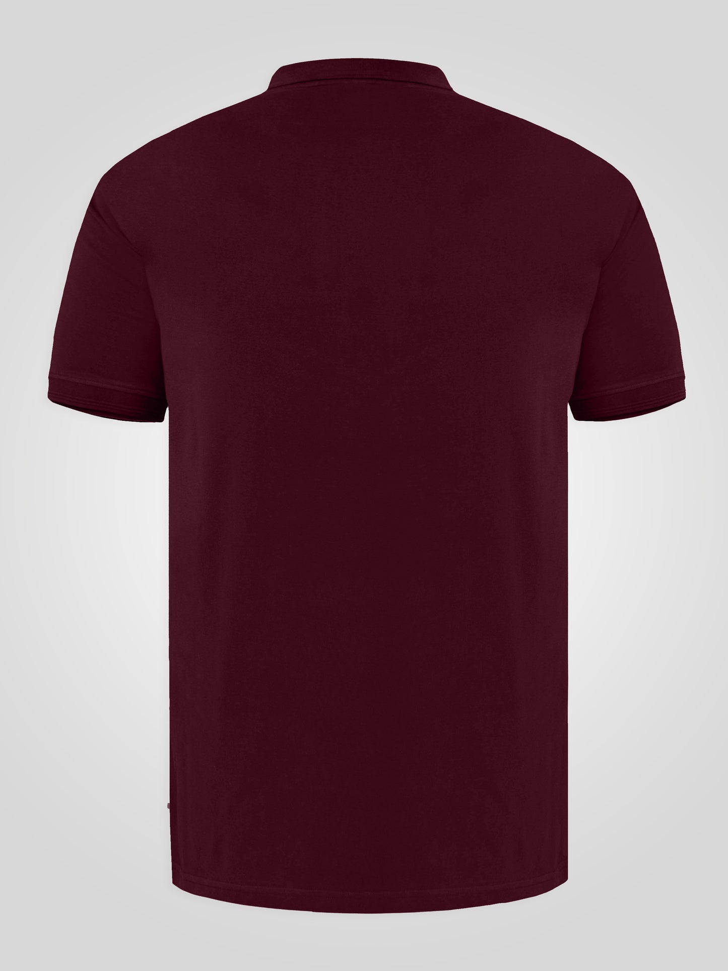 GRANT -D555 Maroon Red Combed Pique Polo Shirt with Pocket