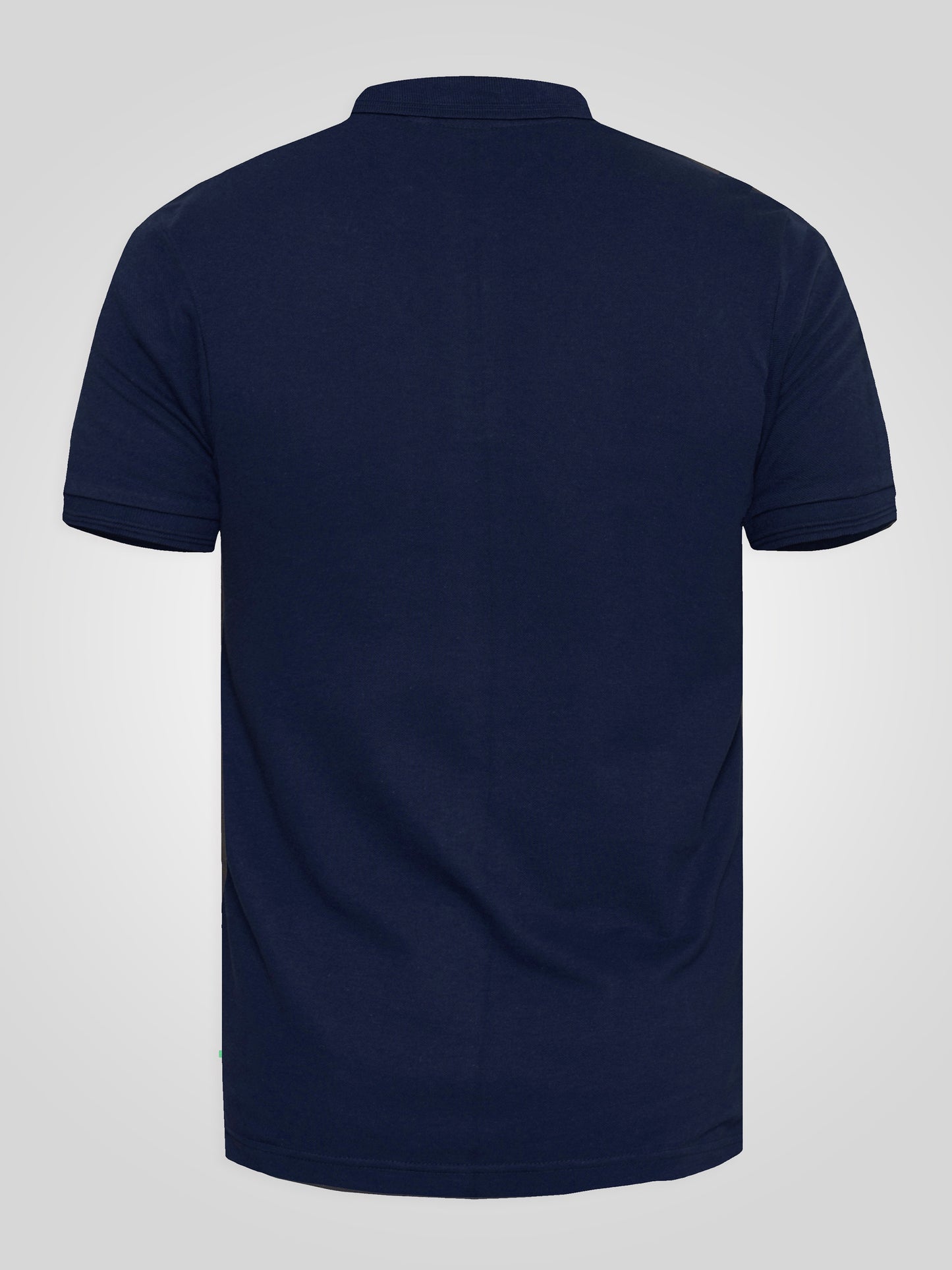 GRANT -D555 Navy Blue Combed Pique Polo Shirt with Pocket