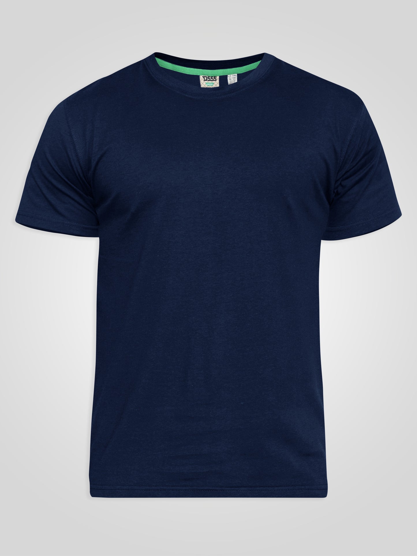 SMARTLY 3-D555 Multi Colour Five Pack Combed Cotton Crew Neck T-Shirt