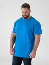 FLYERS  -D555 Blue Premium Weight Combed Cotton Crew Neck T-Shirts