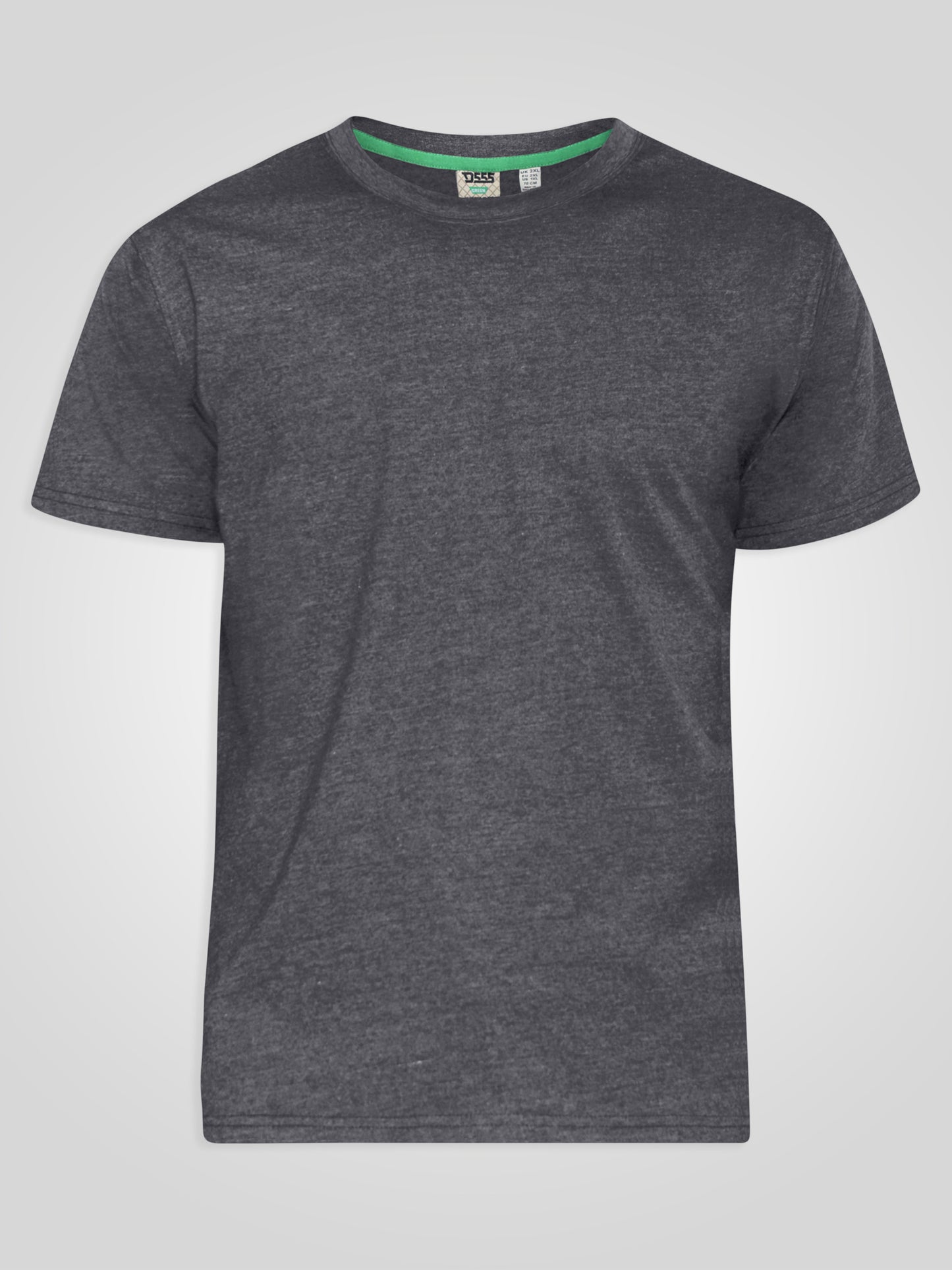 FLYERS  -D555 Charcoal Premium Weight Combed Cotton Crew Neck T-Shirts