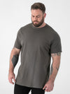 FLYERS  -D555 Khaki Green Premium Weight Combed Cotton Crew Neck T-Shirts
