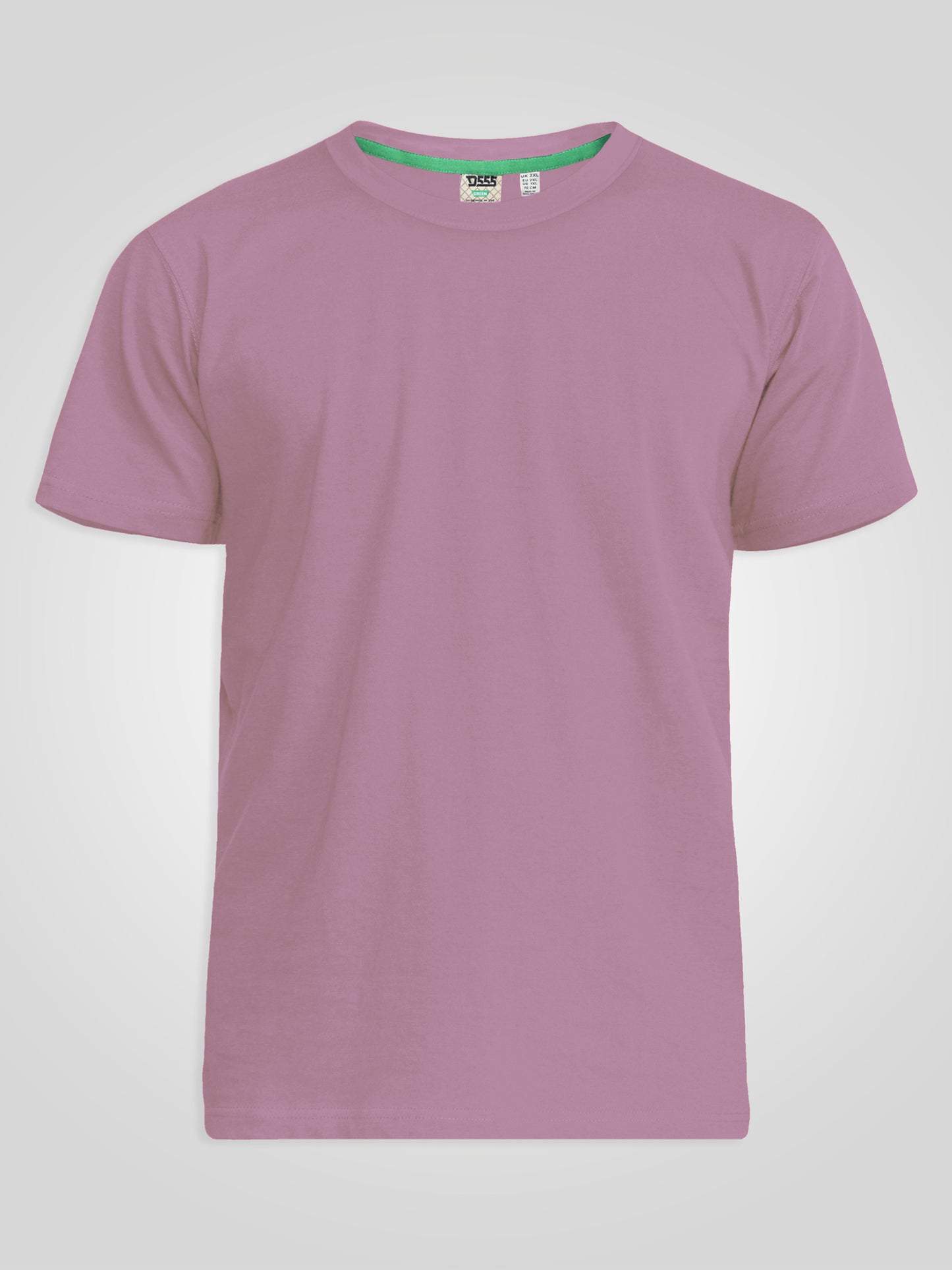 FLYERS  -D555 Grape Purple Premium Weight Combed Cotton Crew Neck T-Shirts