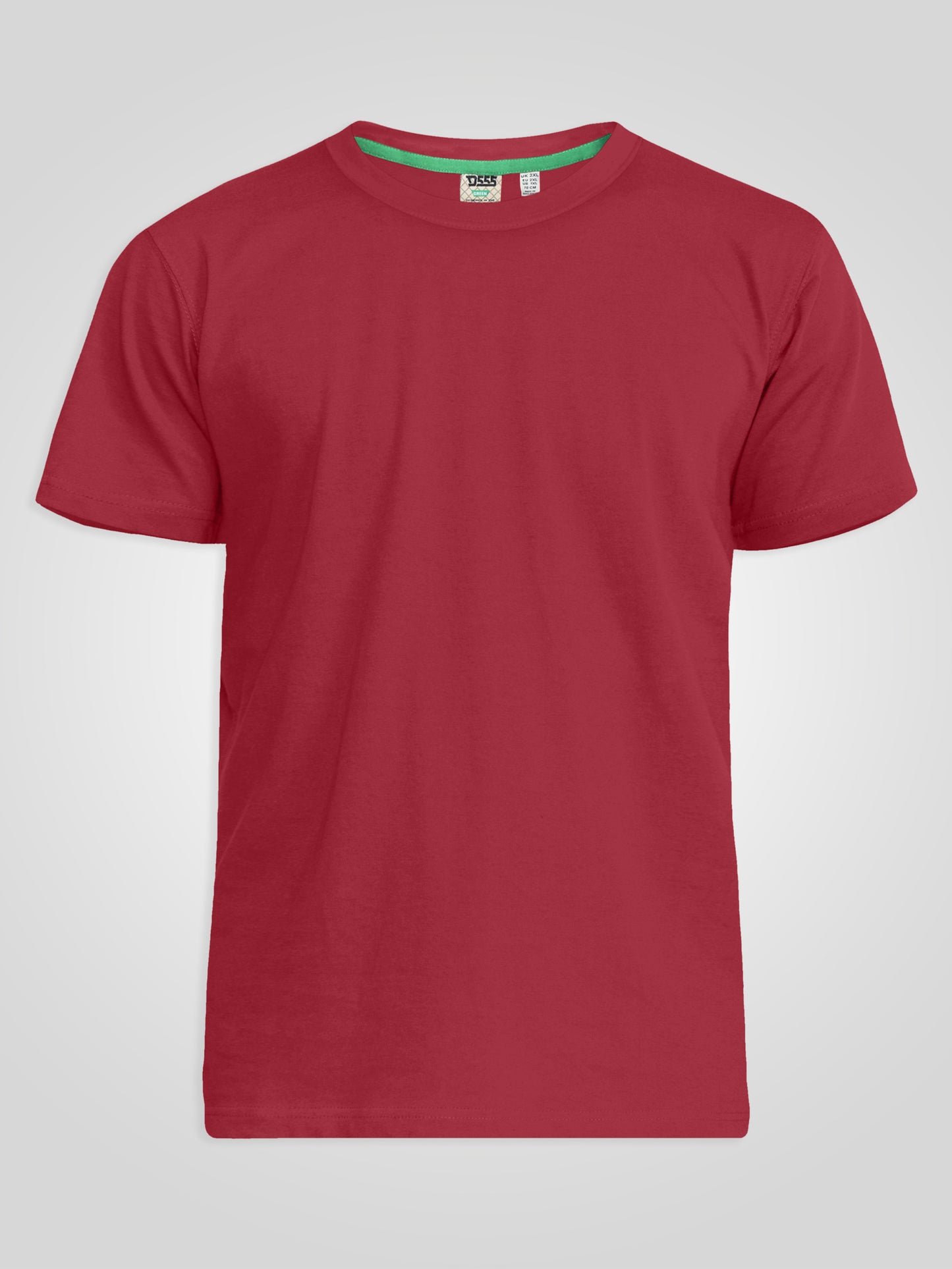 SMARTLY 3-D555 Multi Colour Five Pack Combed Cotton Crew Neck T-Shirt
