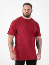 FLYERS  -D555 Red Premium Weight Combed Cotton Crew Neck T-Shirts