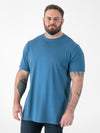 FLYERS  -D555 Teal Blue Premium Weight Combed Cotton Crew Neck T-Shirts