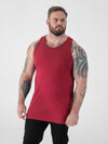 FABIO -D555 Red Classic Muscle Vest