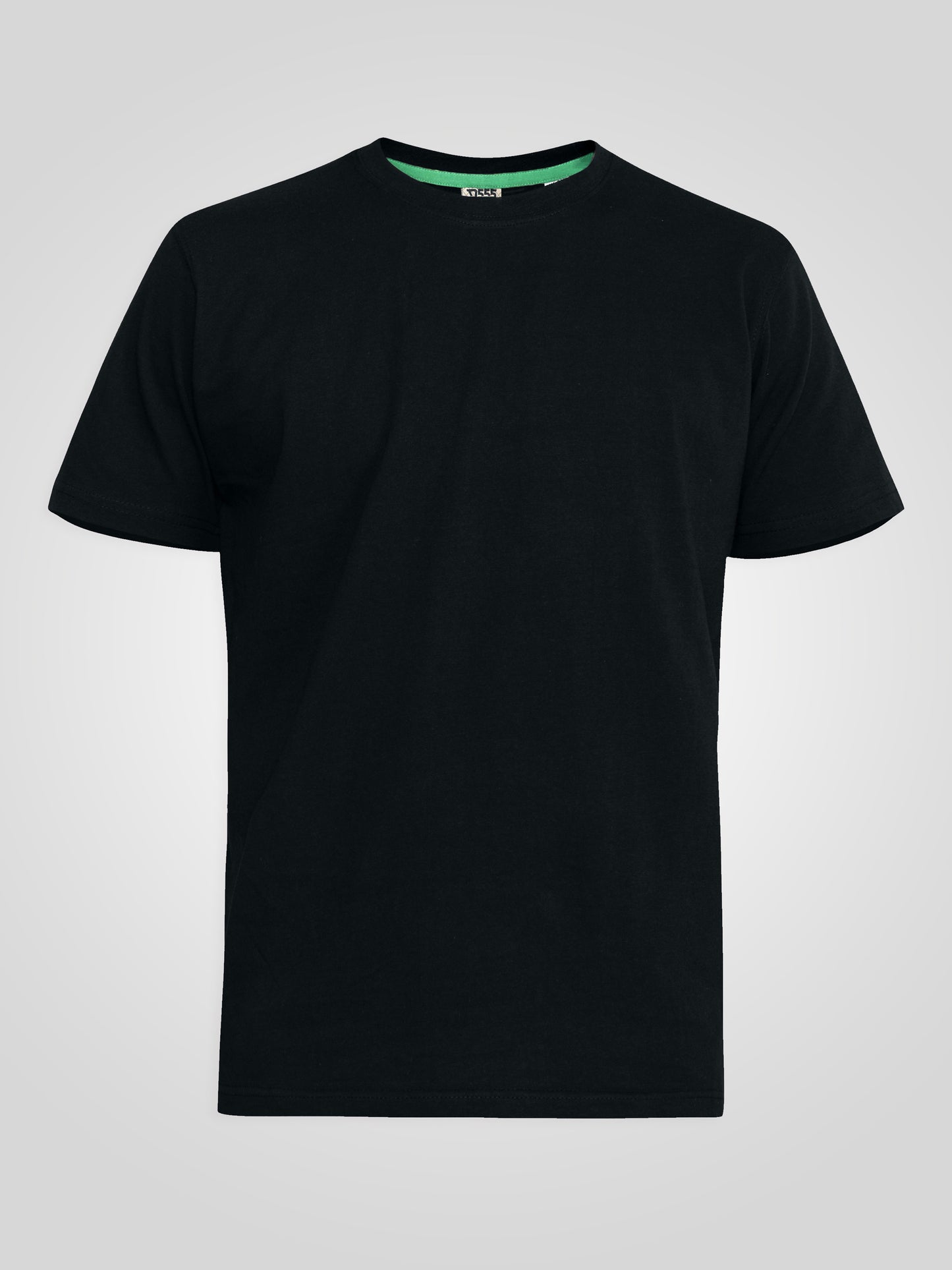 FENTON -D555 Black/Grey Pack Of 2 Crew Neck T-Shirt