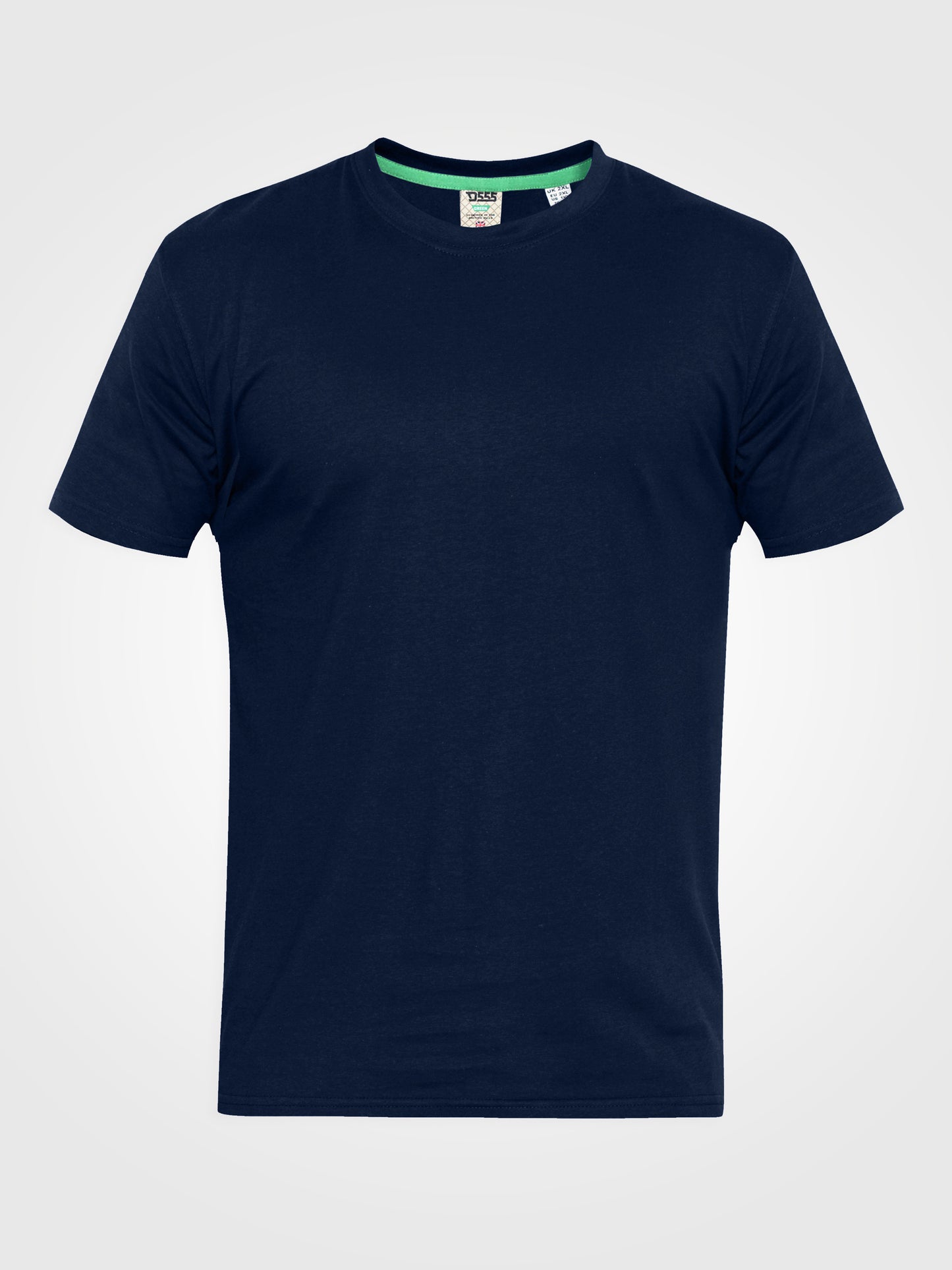 FENTON -D555 Black/Navy Pack Of 2 Crew Neck T-Shirt