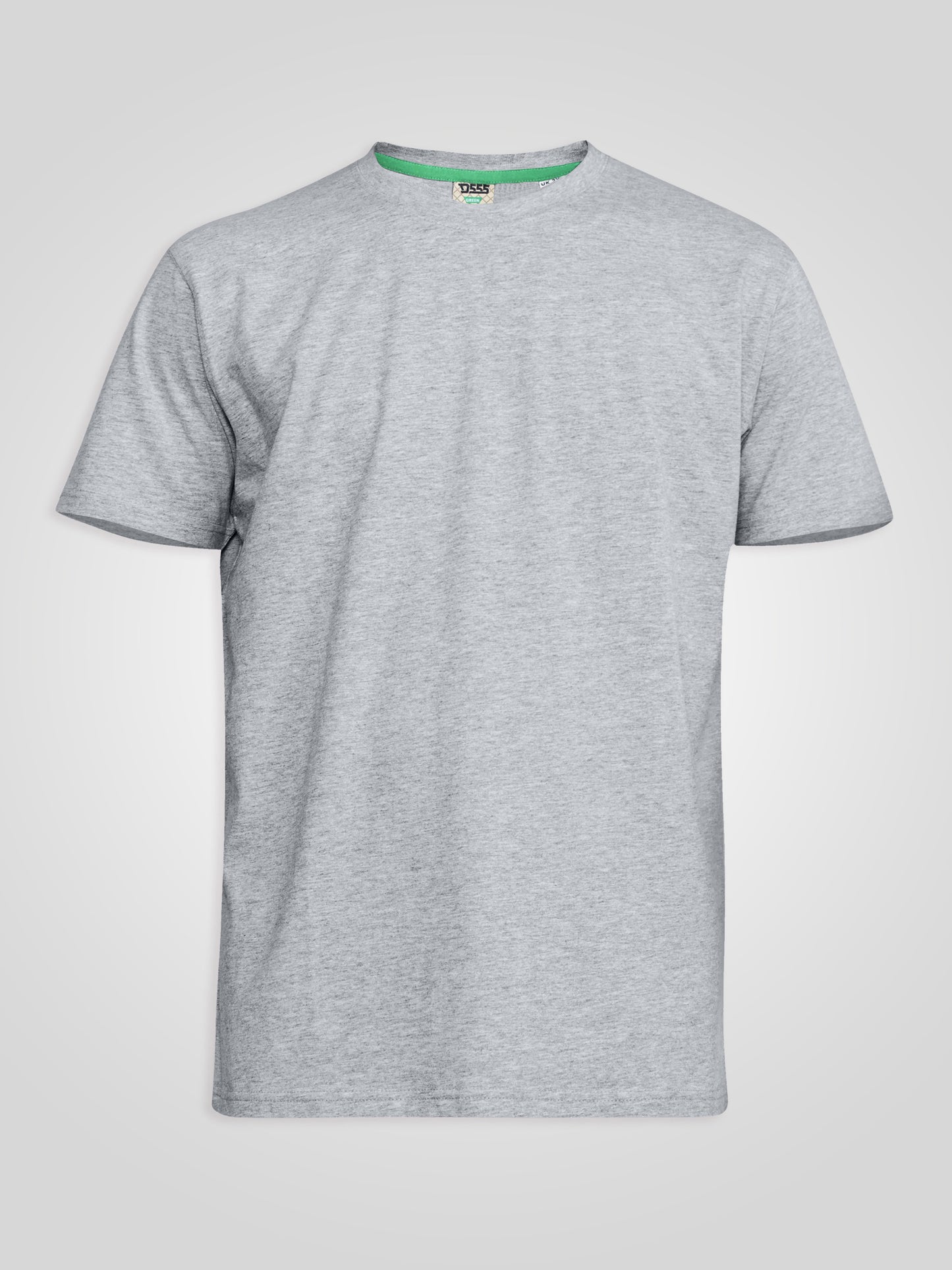FENTON -D555 Grey/White Pack Of 2 Crew Neck T-Shirt