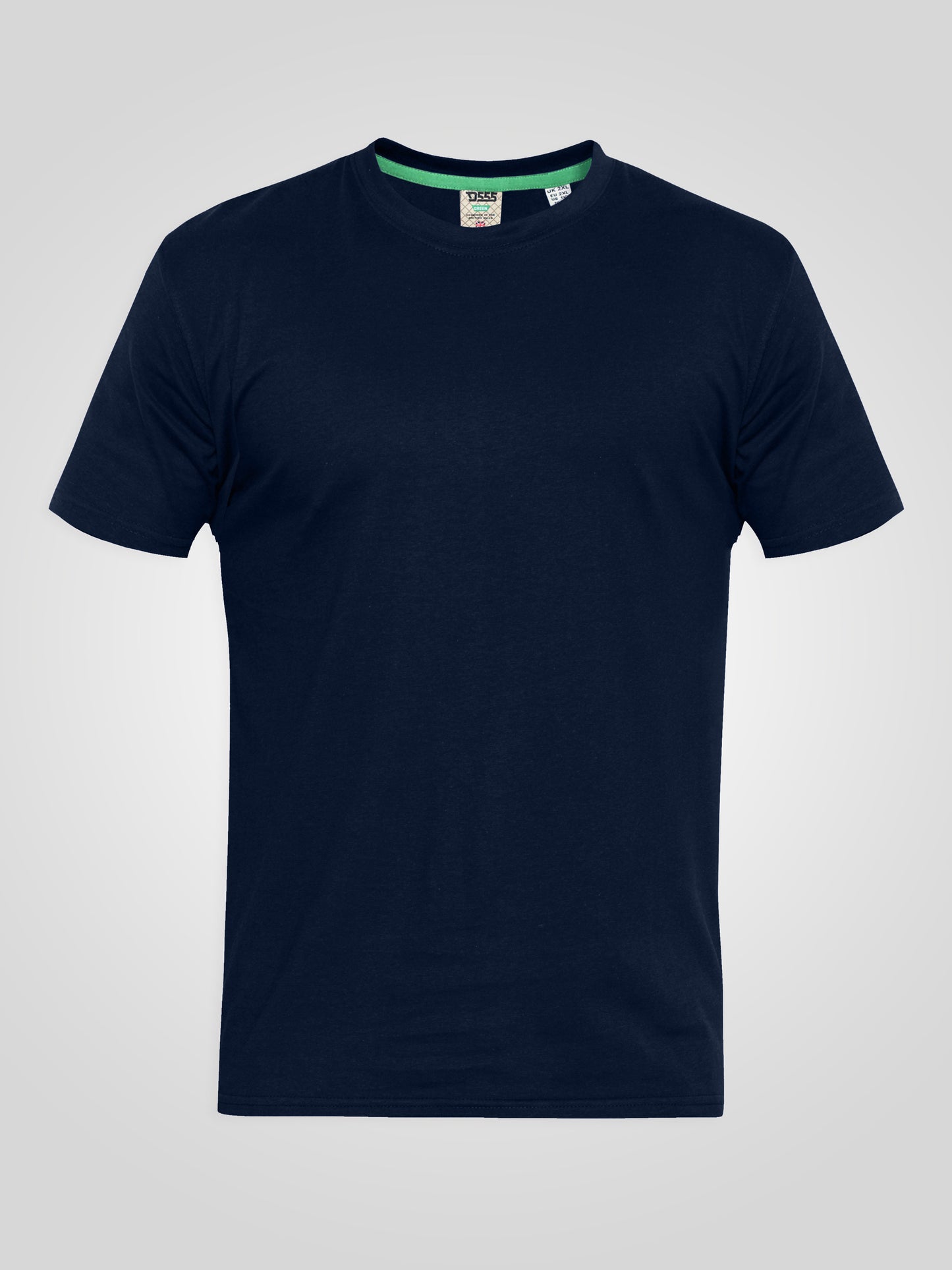 FENTON -D555 Navy/Grey Pack Of 2 Crew Neck T-Shirt