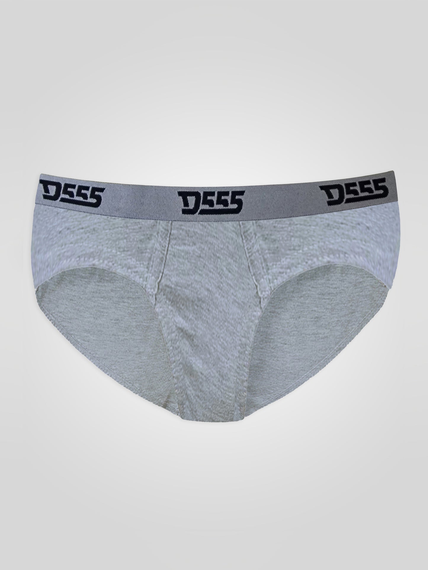 BRIEF -D555 Black/Grey/Navy Pack Of 3 Cotton Brief