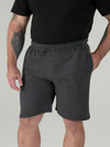 JOHN -D555 Grey Lightweight Fleece Cotton Cargo Shorts with Zipper Pockets