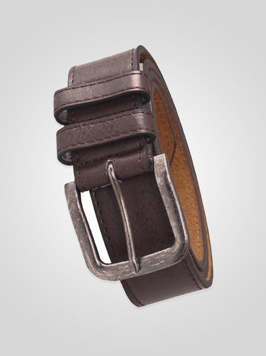 ARCHIE -D555 Brown Antique Buckle Jeans Belt 3.9Cm Width