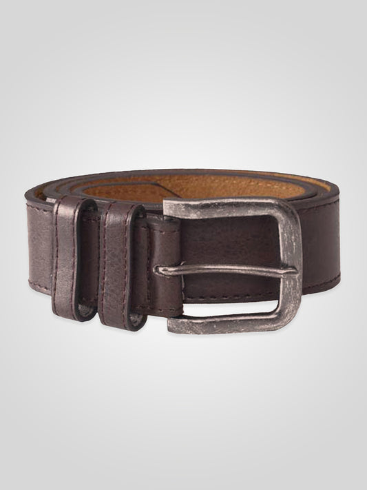 ARCHIE -D555 Brown Antique Buckle Jeans Belt 3.9Cm Width