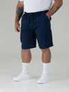 NICK -D555 Navy Blue Cargo Short with Shaped Leg Pockets