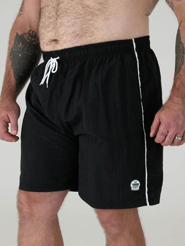 YARROW -D555 Black Full Length Swim Short