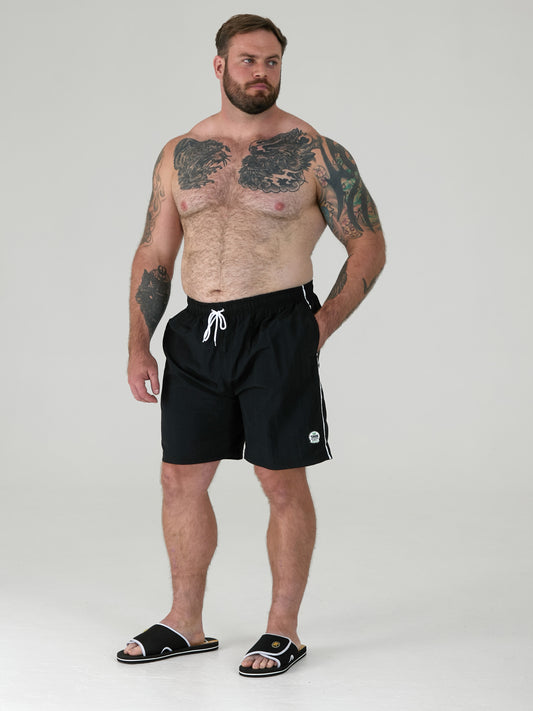 YARROW -D555 Black Full Length Swim Short