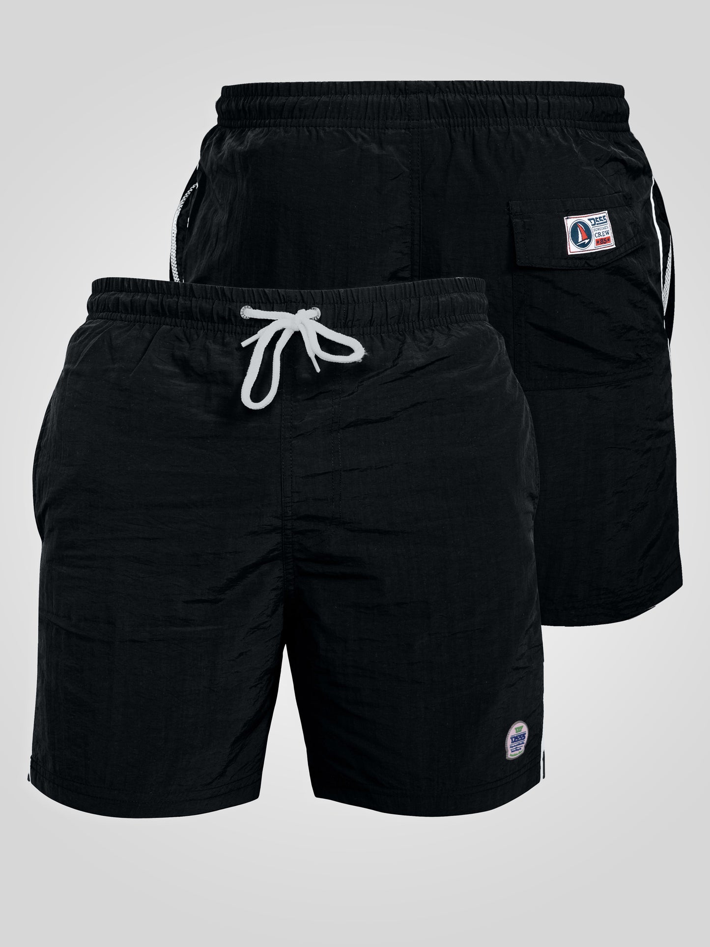 YARROW -D555 Black Full Length Swim Short