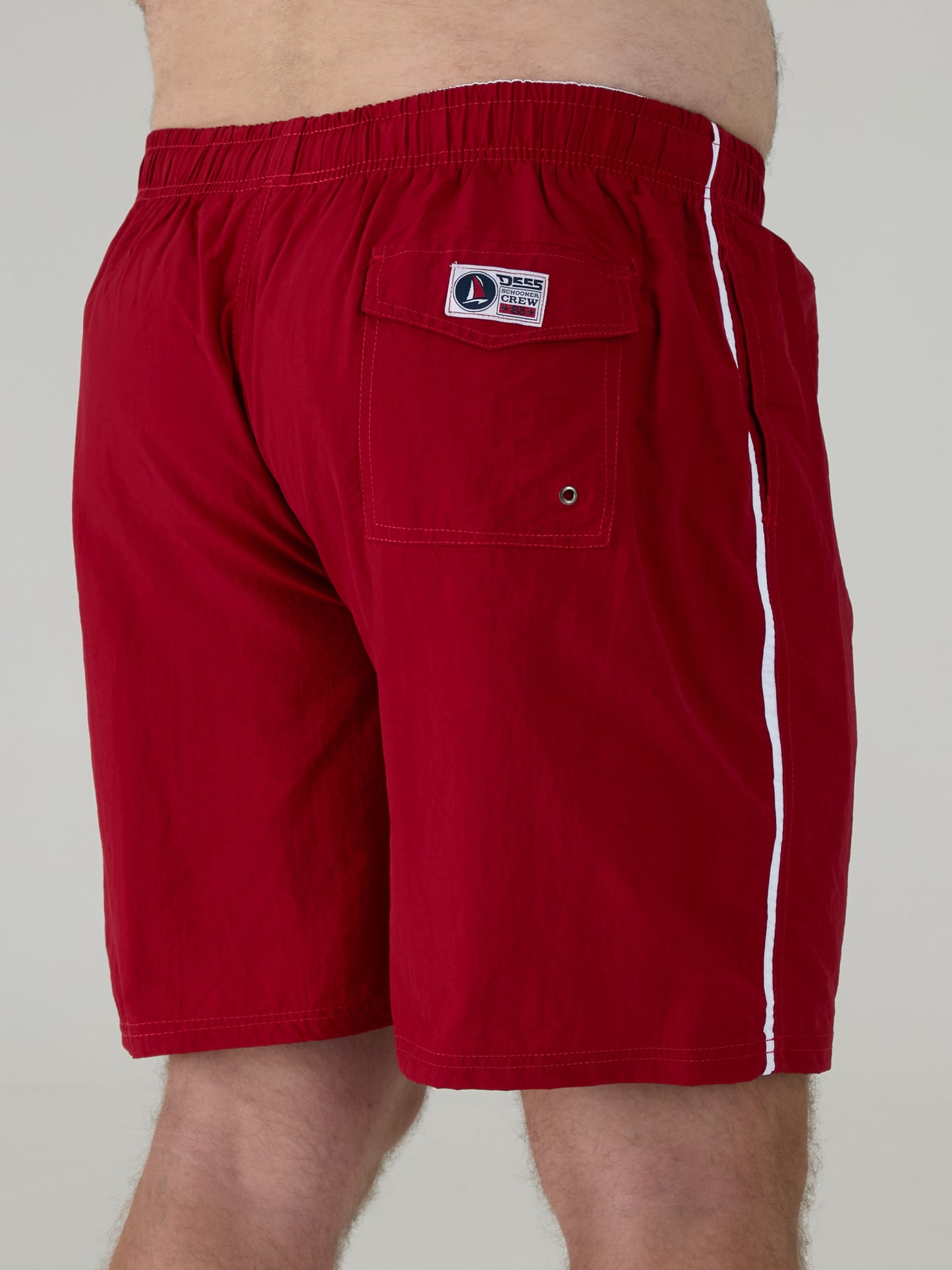 YARROW -D555 Red Full Length Swim Short