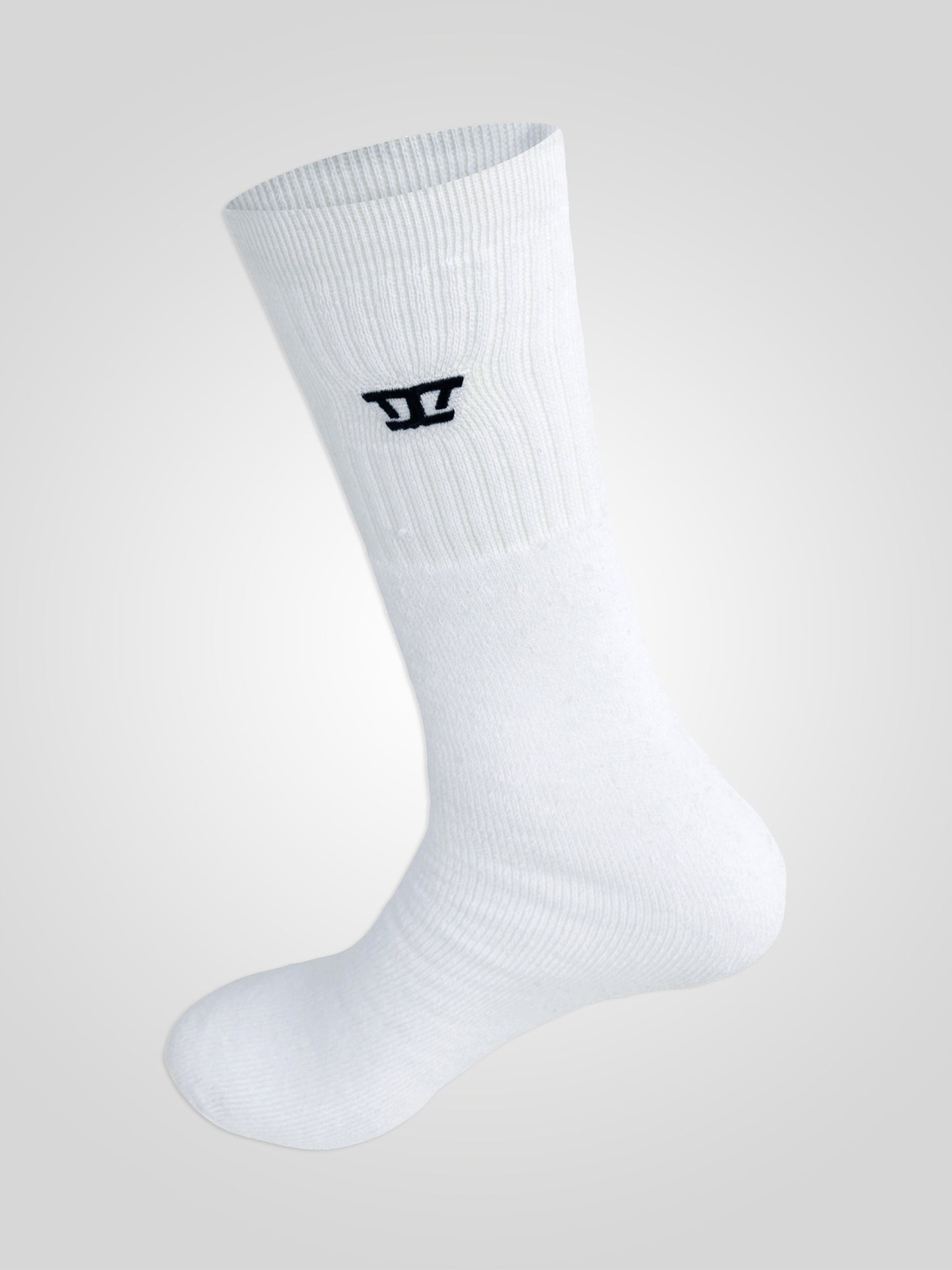 LOGAN -D555 White Pack Of 2 Socks Sports and Leisure