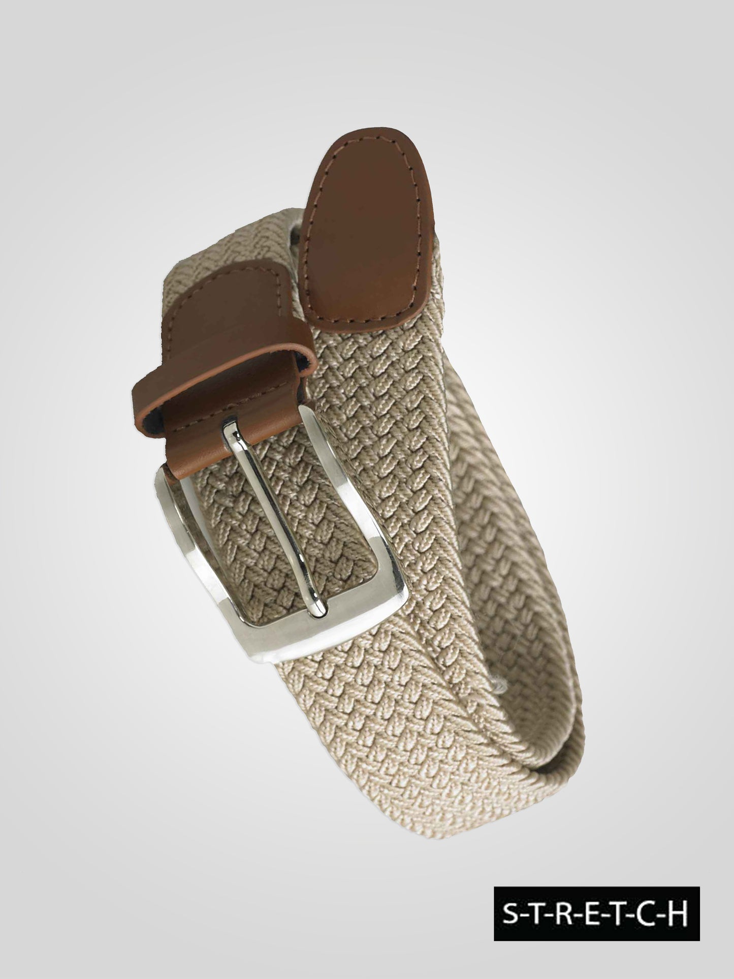 FRANK -D555 Stone Stretch Braided Belt