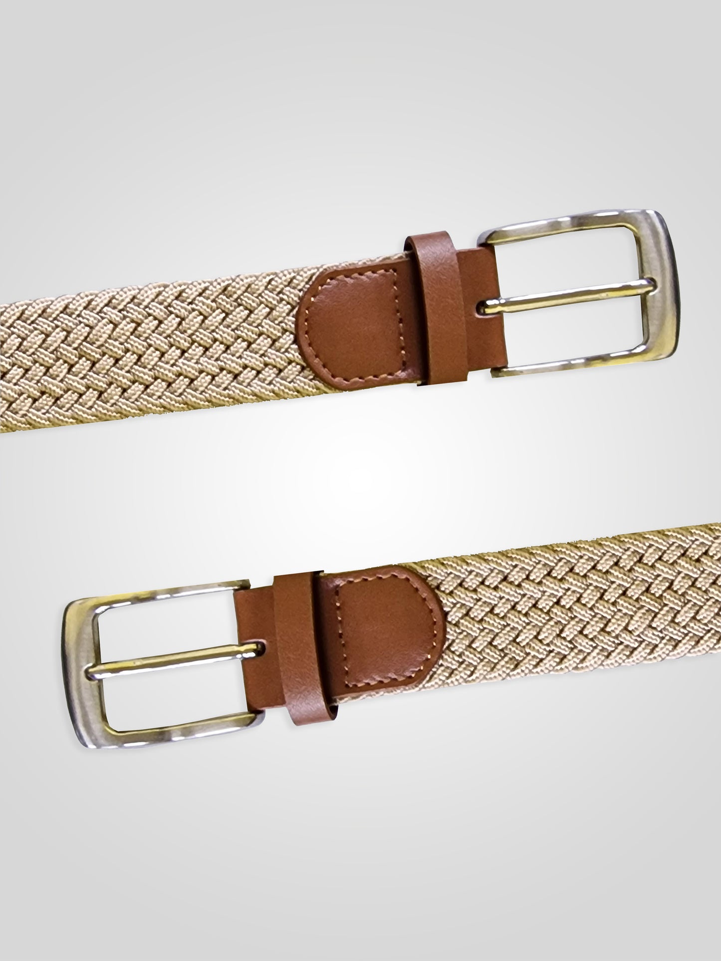 FRANK -D555 Stone Stretch Braided Belt