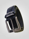 KENNY -D555 Black Jeans Logo Belt 3.8Cm Width