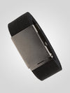 EDWARD -D555 Black 4.0 Cm Plain Webbing Belt