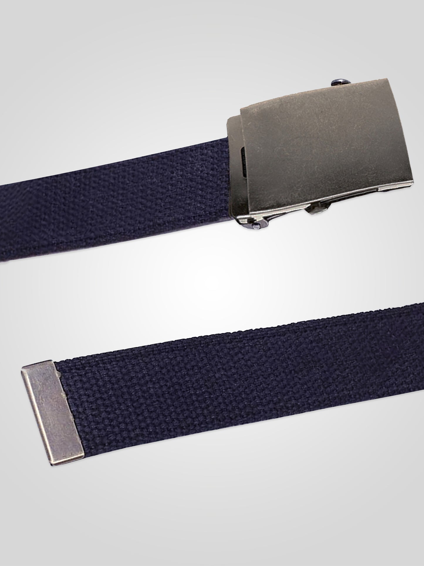 EDWARD -D555 Black 4.0 Cm Plain Webbing Belt