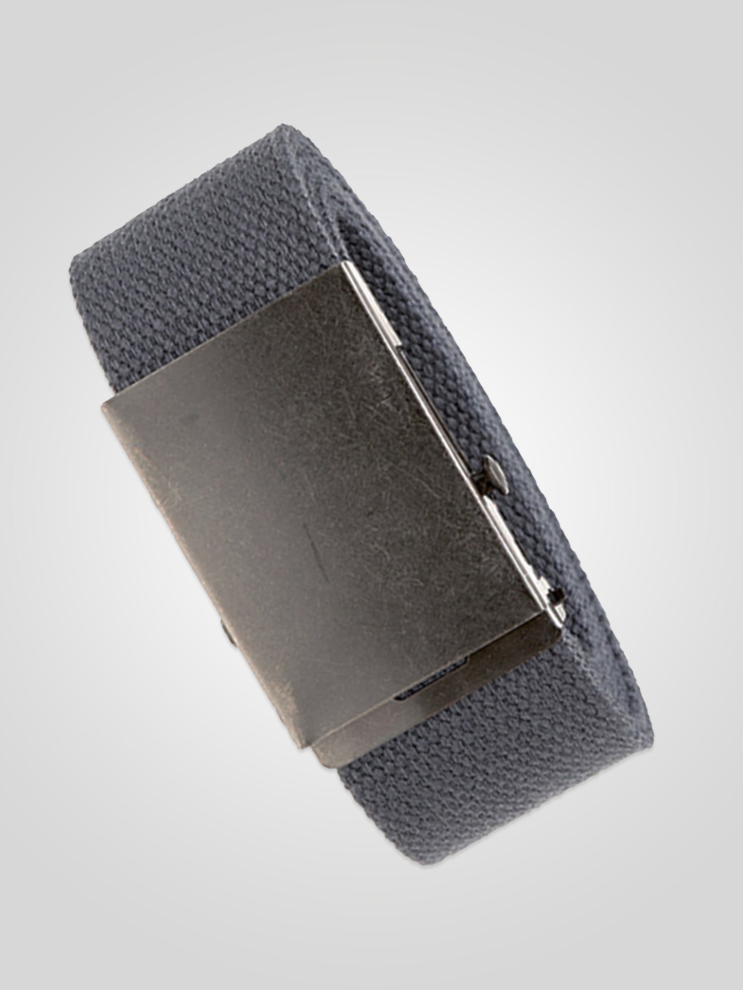 EDWARD -D555 Charcoal 4.0 Cm Plain Webbing Belt