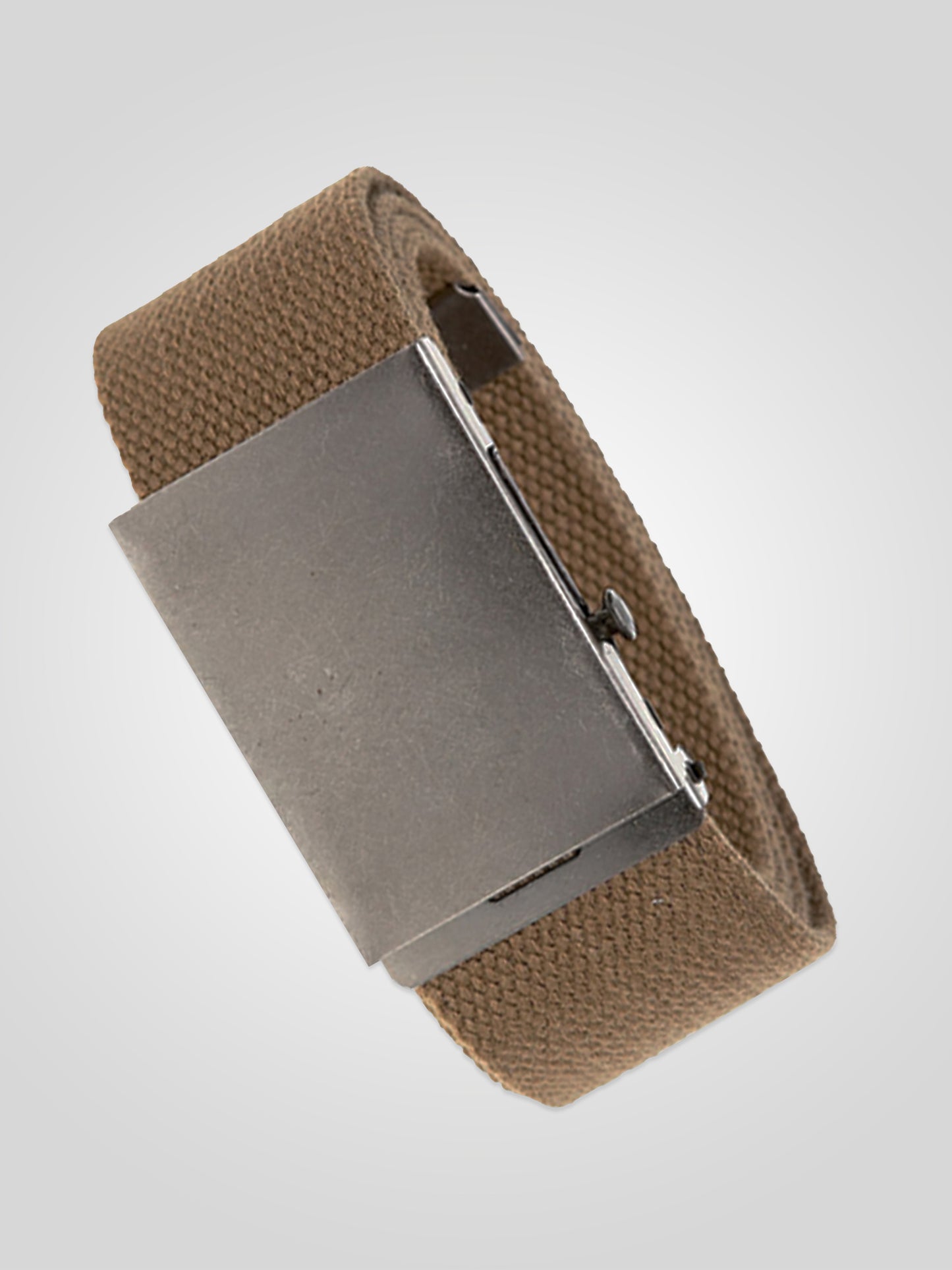 EDWARD -D555 Khaki Green 4.0 Cm Plain Webbing Belt