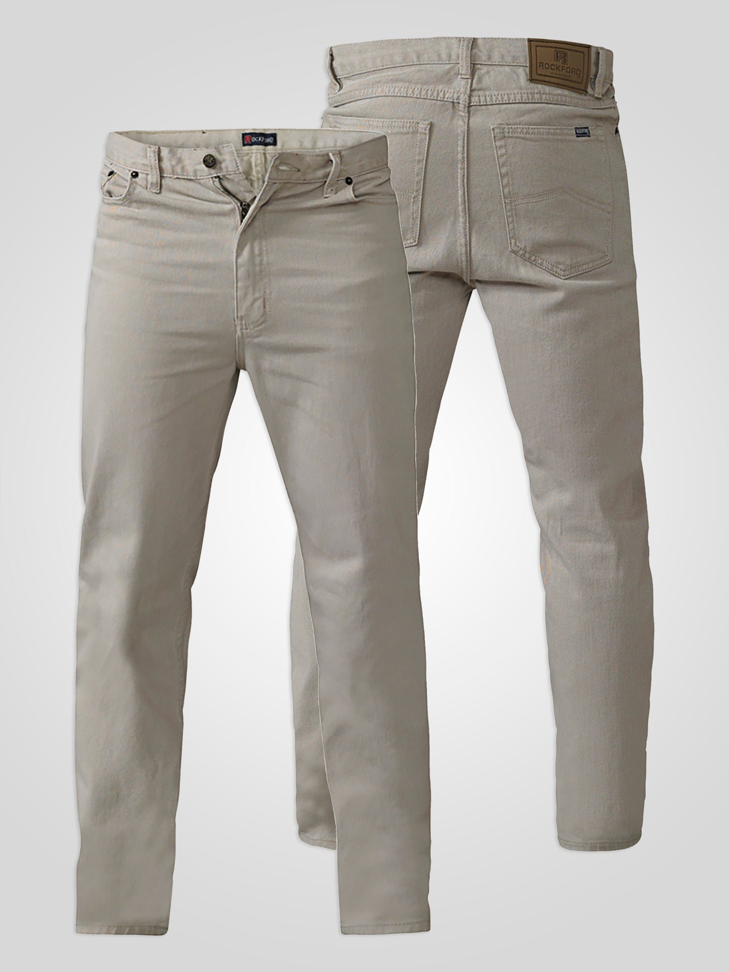 COMFORT -ROCKFORD Stone Classic Comfort Fit Jeans