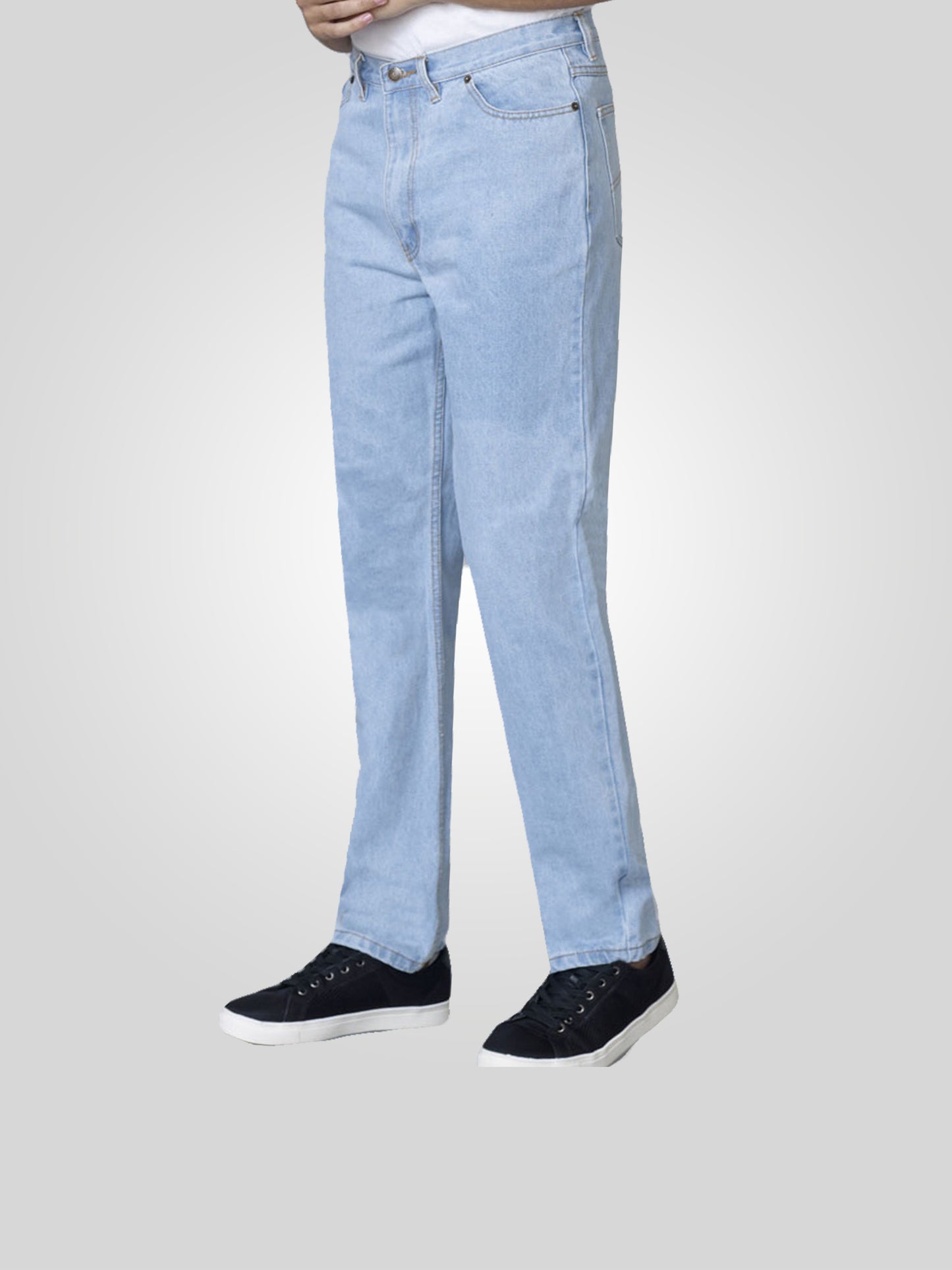 COMFORT -ROCKFORD Bleach Classic Comfort Fit Jeans