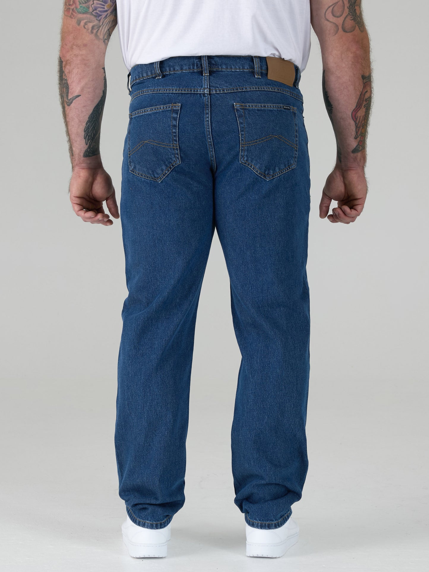 COMFORT -ROCKFORD Blue Stonewash Classic Comfort Fit Jeans