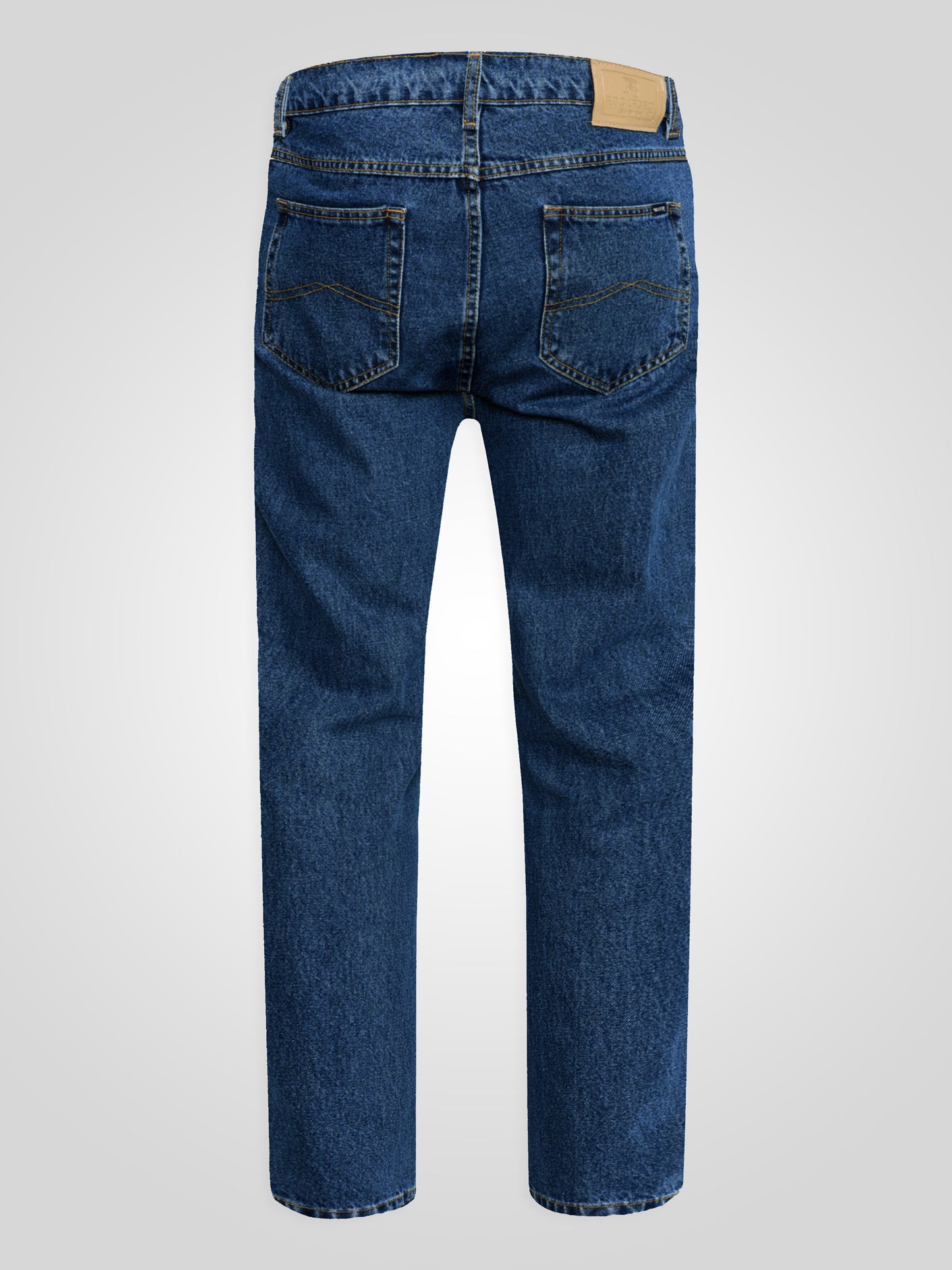 COMFORT -ROCKFORD Blue Stonewash Classic Comfort Fit Jeans