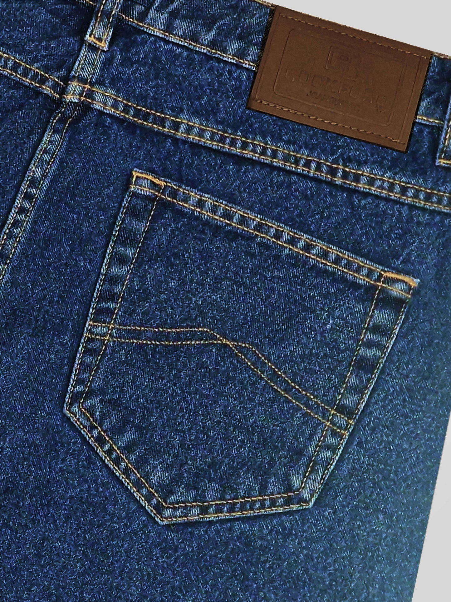 COMFORT -ROCKFORD Blue Stonewash Classic Comfort Fit Jeans