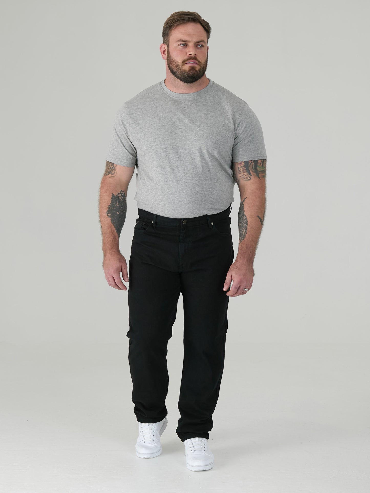 COMFORT -ROCKFORD Black Classic Comfort Fit Jeans