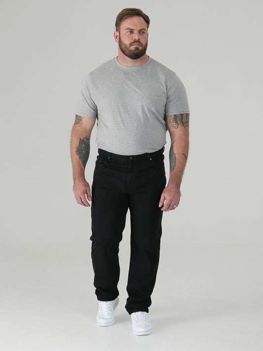 COMFORT -ROCKFORD Black Classic Comfort Fit Jeans