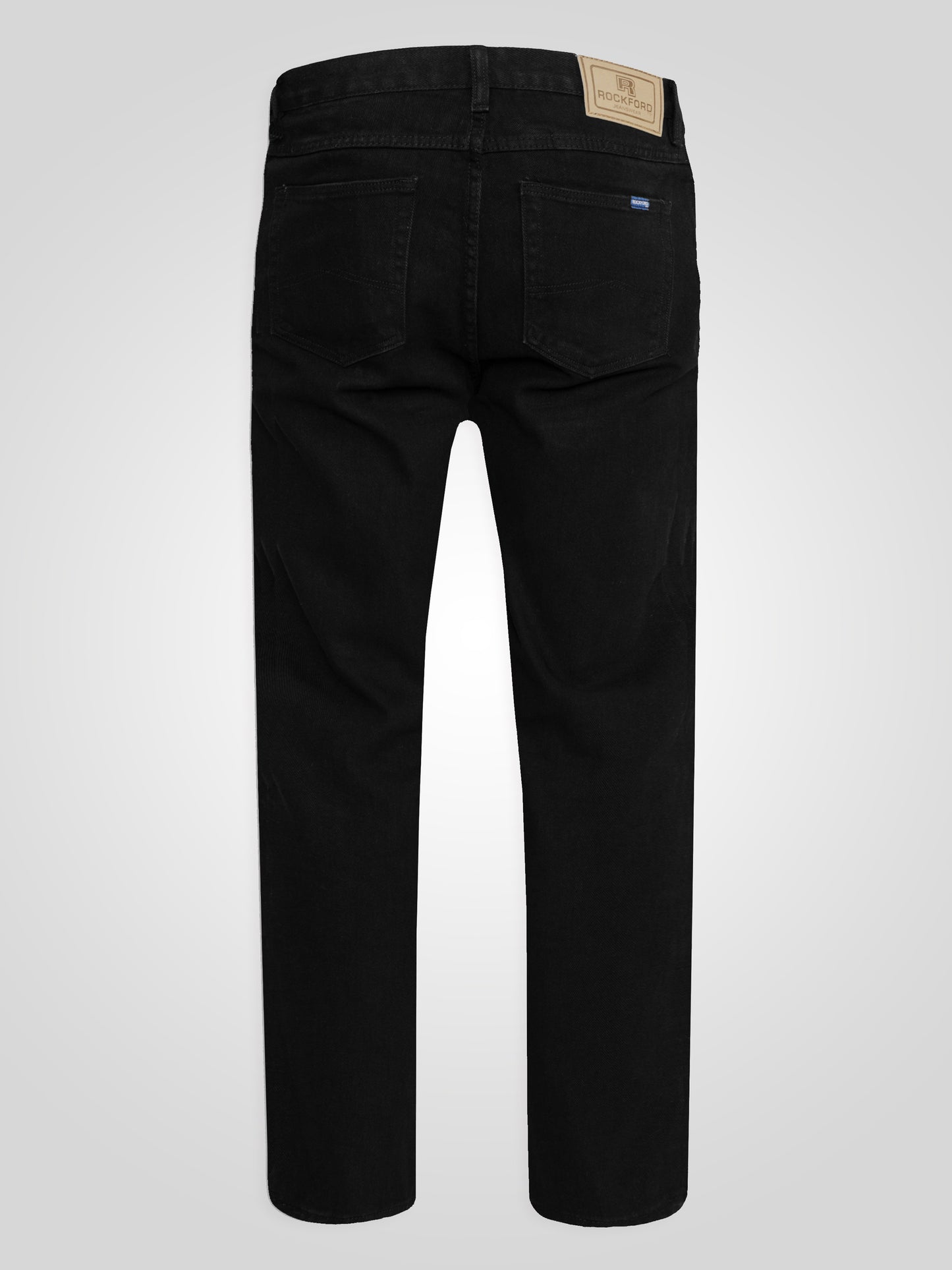 COMFORT -ROCKFORD Black Classic Comfort Fit Jeans