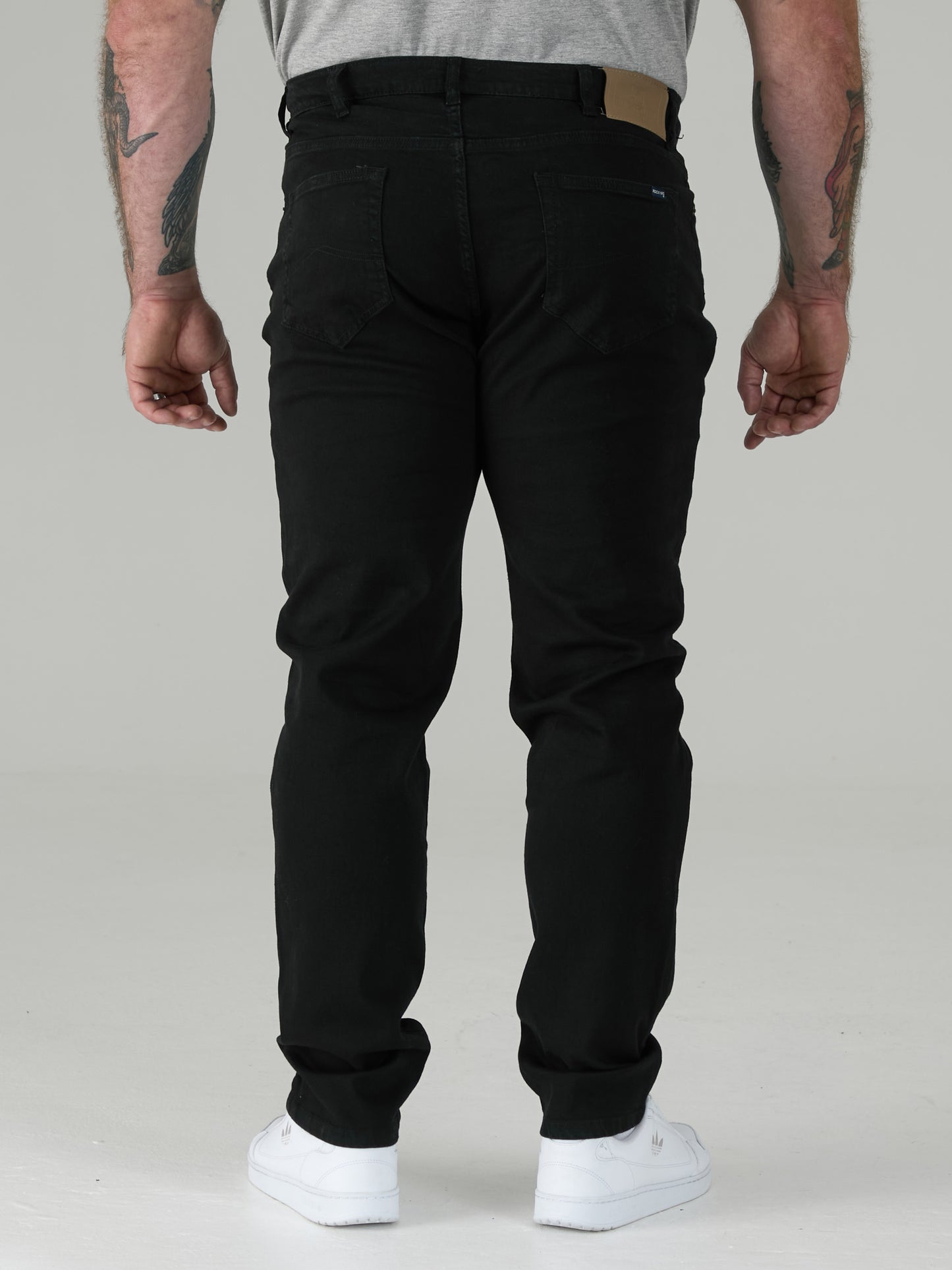 CARLOS -ROCKFORD Black Classic Comfort Fit Stretch Jeans